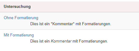 Kursiver Text - Beispiel