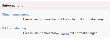 Tiefgestellt- Beispiel