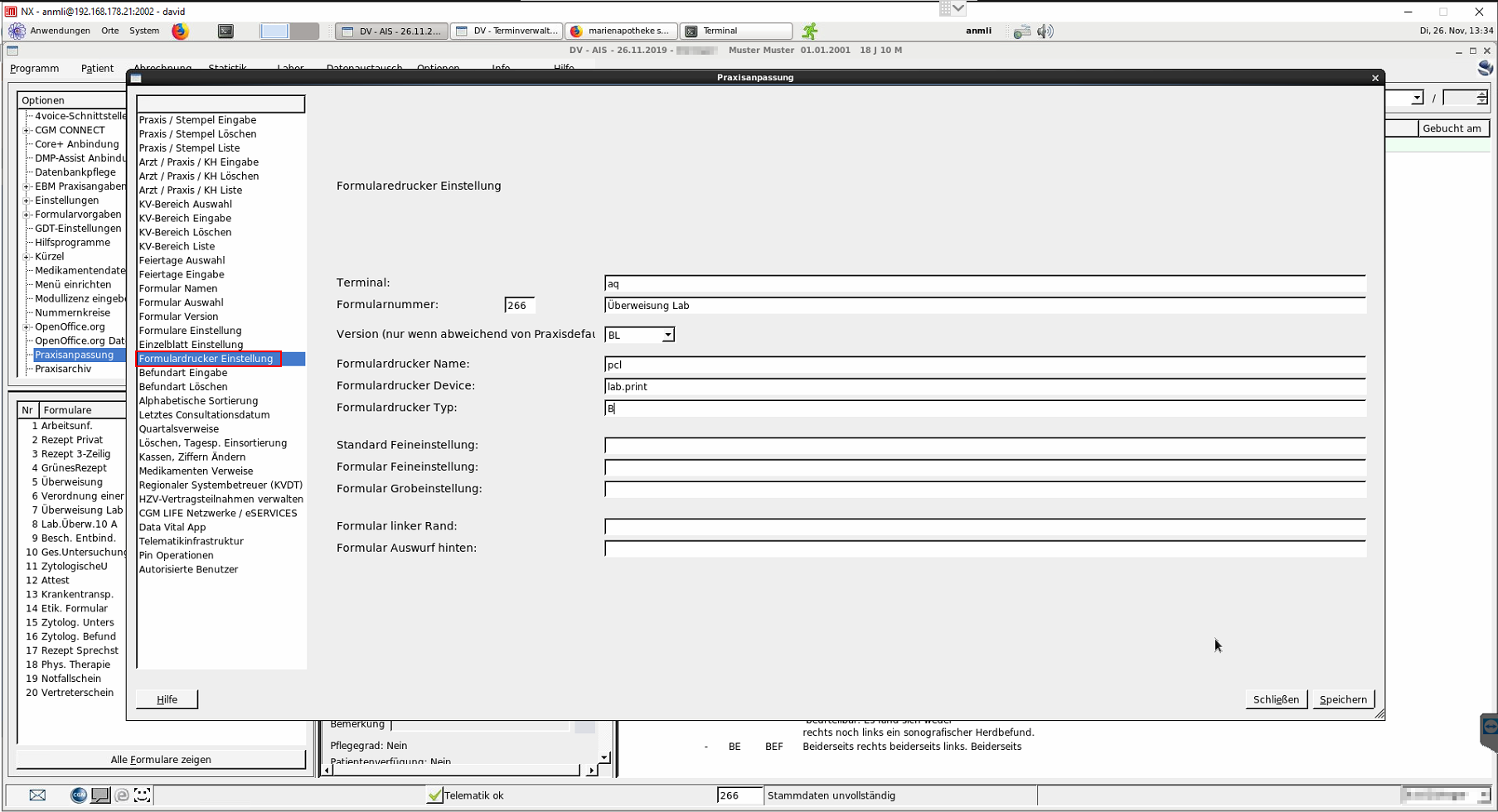 Data Vital Praxisanpassung